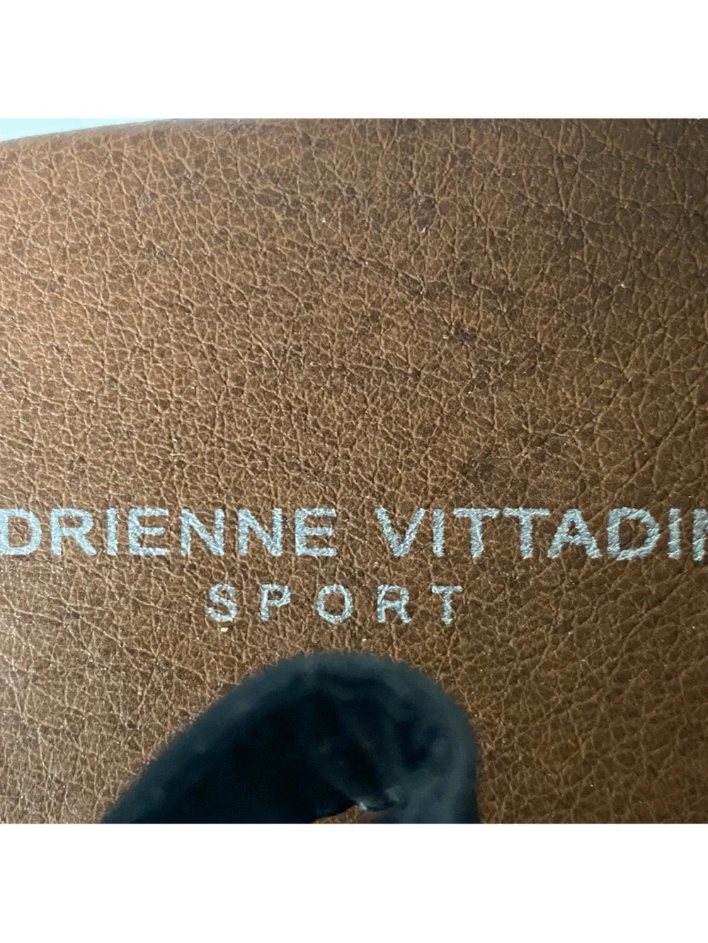 LeatherSport Toe Loop Sandal Adrienne Vittadini Platform Minimalist Asymmetrical